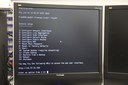 Startbildschirm der FreeNAS Konsole