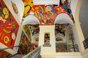 Michael Fischer-Art: Gewölbeausmalung im Treppenhaus